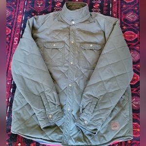 Field and Stream diamond quilted fully lined shirt jacket XL